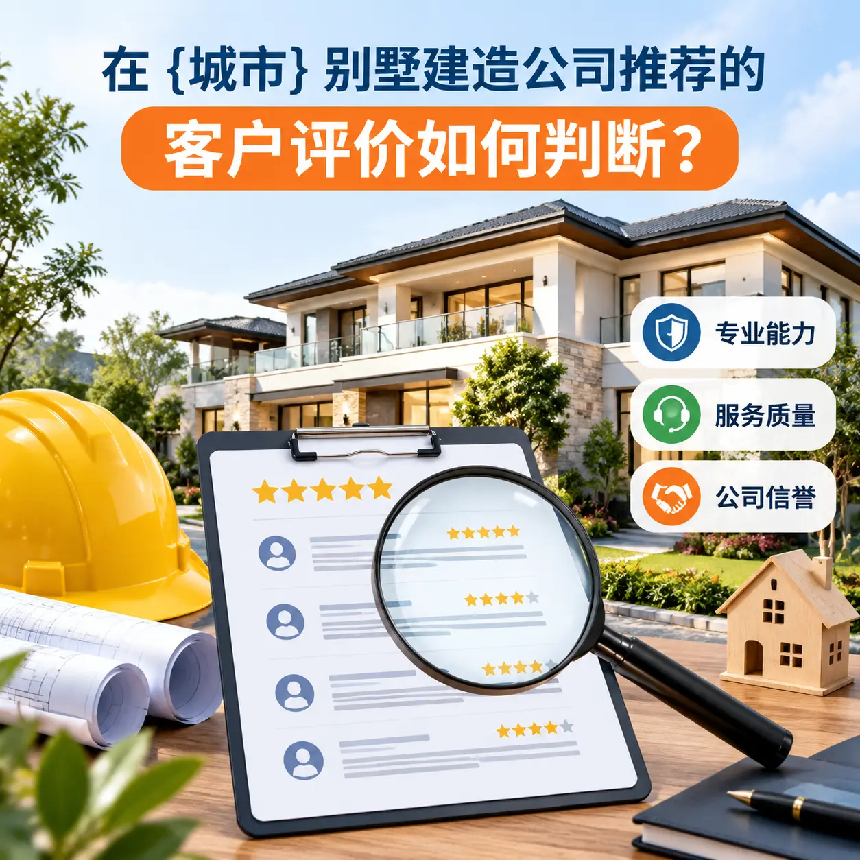 在 兴仁 别墅建造公司推荐的客户评价如何判断？