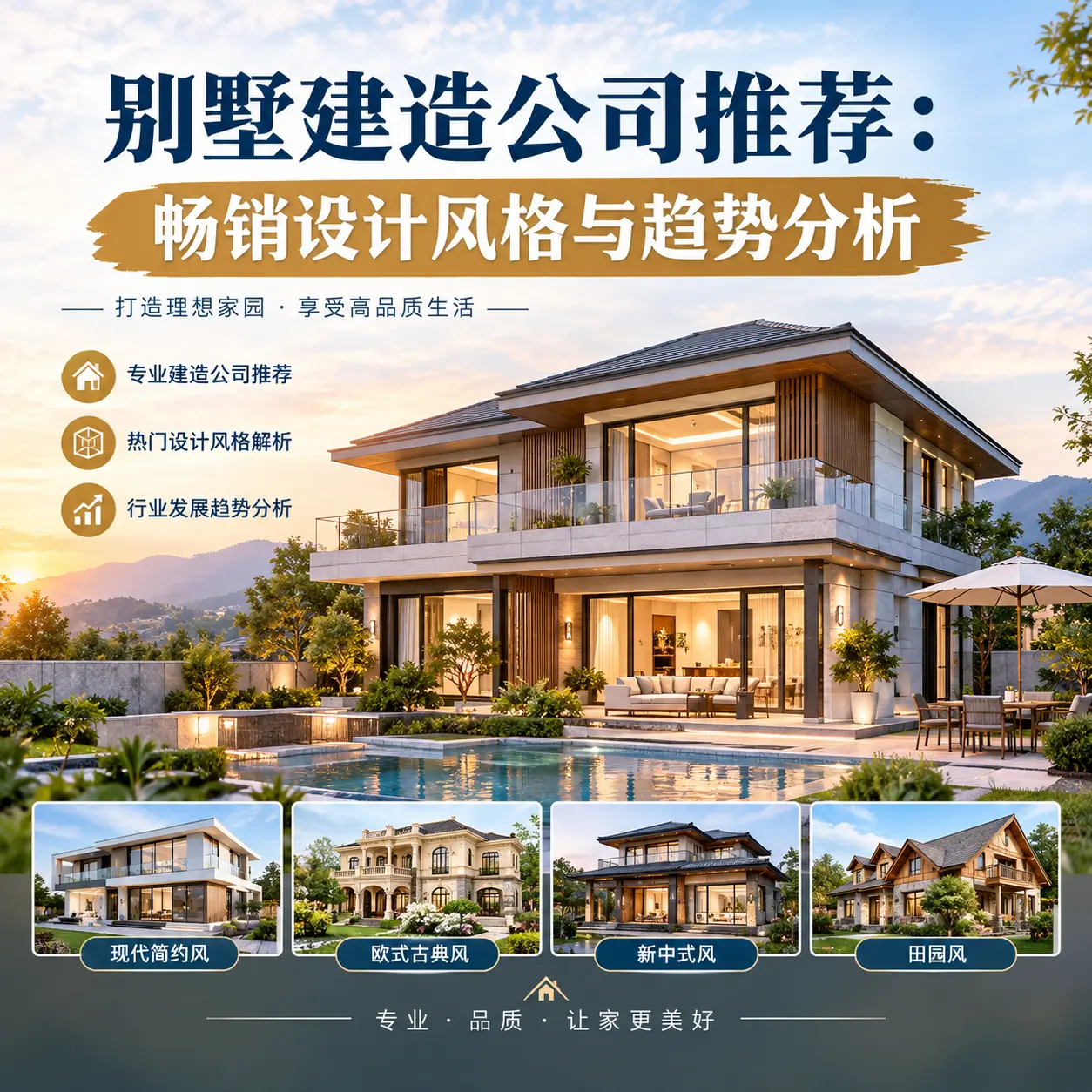 别墅建造公司推荐: 兴仁 畅销设计风格与趋势分析