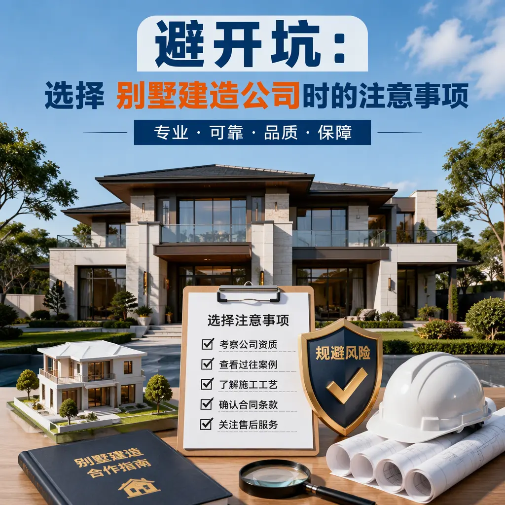 避开坑：选择 兴仁 别墅建造公司时的注意事项
