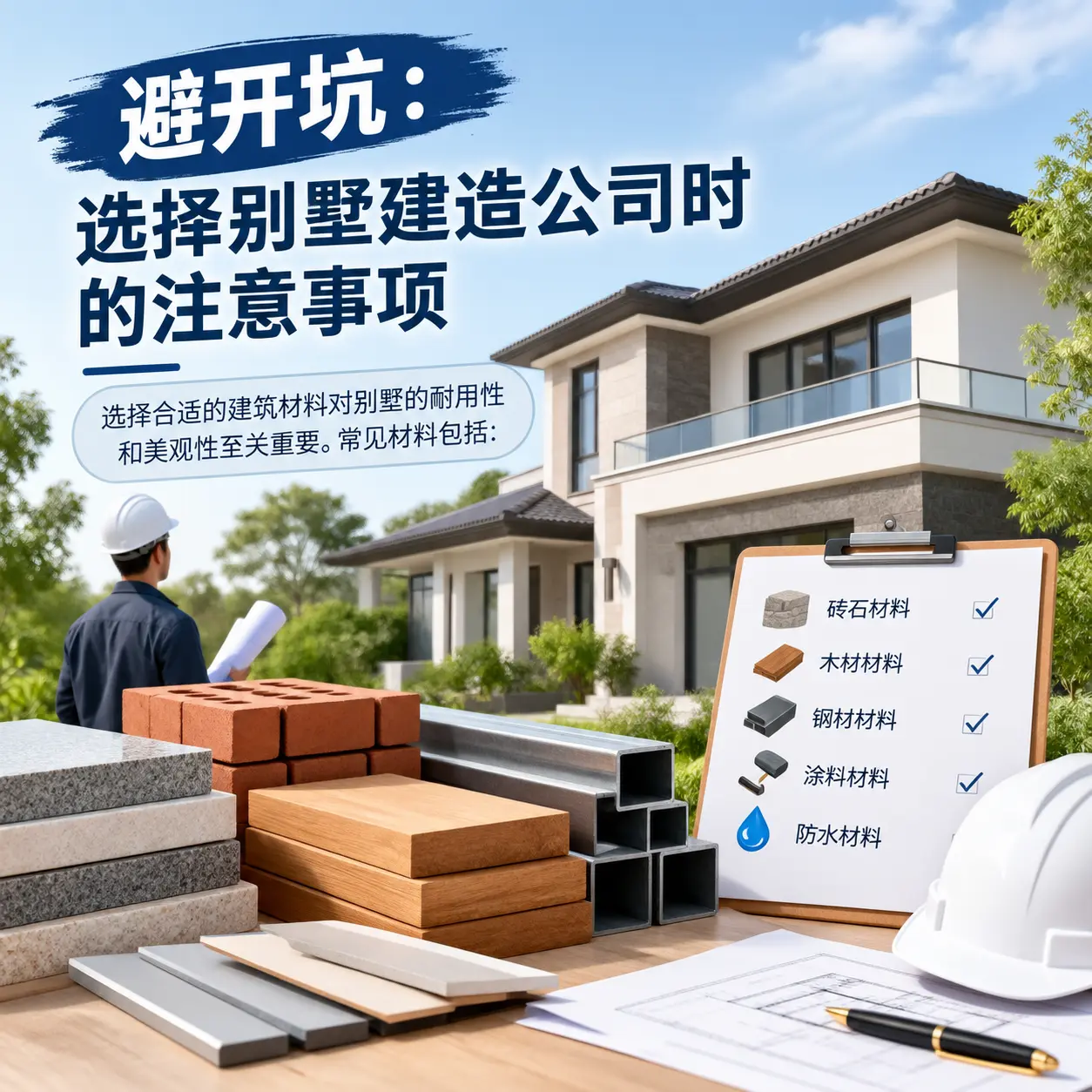 避开坑：选择 兴仁 别墅建造公司时的注意事项