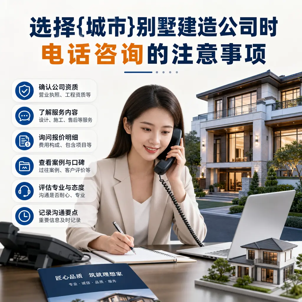 选择兴仁别墅建造公司时,电话咨询的注意事项