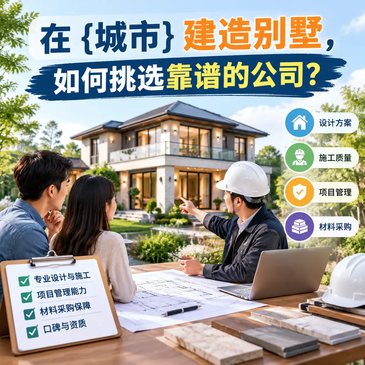 在 兴仁 建造别墅,如何挑选靠谱的公司?