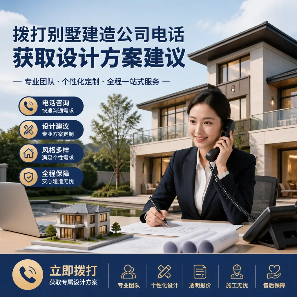 拨打兴仁别墅建造公司电话,获取设计方案建议