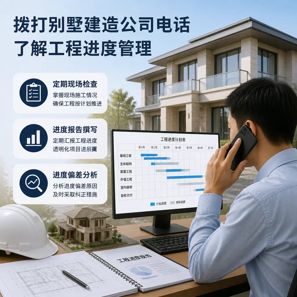 拨打兴仁别墅建造公司电话,了解工程进度管理